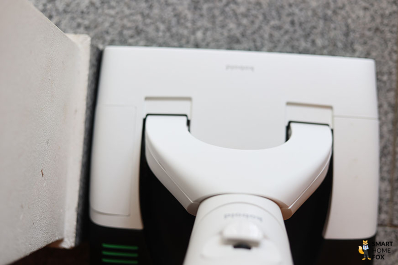 Wischsaugen an den Rändern